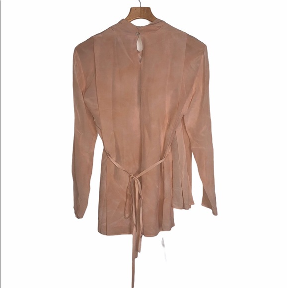 MM.LAFLEUR Marguerite Blush Long Sleeves Top Size Small - Picture 5 of 8
